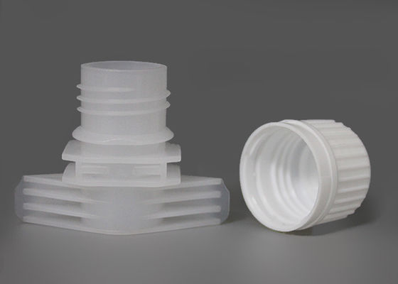 Warna-warni Topi Sekop Plastik Spout Untuk Stand Up Kantong Otomatis Diisi
