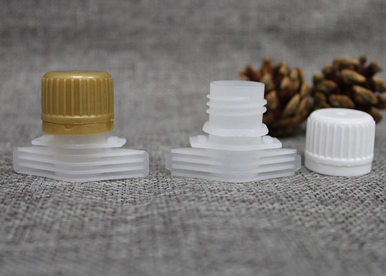 16mm Jelly / Susu / Masker / Cream Pack Plastik Tuang Spouts Dengan Topi Sekrup