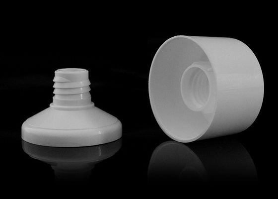 Head Tube Kosmetik Plastik Polyethylene / Tabung Laminasi Lembut Dia 28mm